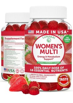 Lunakai USA Made Womens Multivitamin Gummies