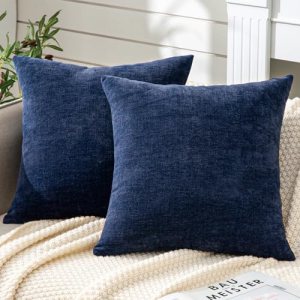 GAWAMAY Decorative Square Throw Pillow Covers 20″x20″ Inch Set of 2