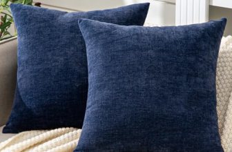 GAWAMAY Decorative Square Throw Pillow Covers 20″x20″ Inch Set of 2
