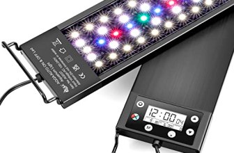 AQQA Aquarium Light,Multi-Function Fish Tank Led Light 24/7 DIY Auto On Off + Ni