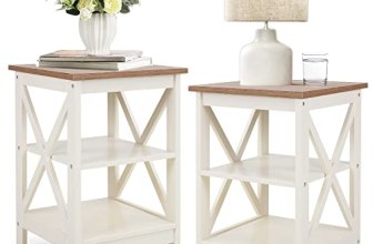 PHI VILLA End Table Living Room Set of 2