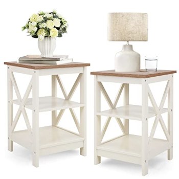 PHI VILLA End Table Living Room Set of 2