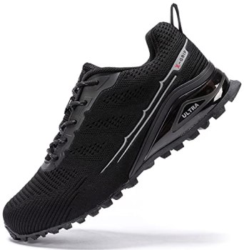 ikunka Men’s Fashion Sneakers Lightweight Breathable Walking Shoes Tennis Cross