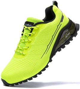 ikunka Men’s Fashion Sneakers Lightweight Breathable Walking Shoes Tennis Cross