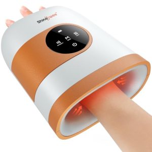 SHINE WELL Hand Massager – Cordless Hand Massager with Heat and Compression for