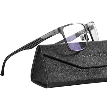 ANYLUV Carbon Fiber Reading Glasses for Men Women