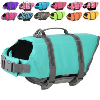 Doglay Dog Life Jacket with Rescue Handle