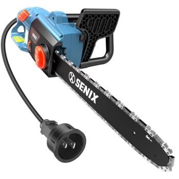 SENIX Electric Chainsaw, 18″ Corded Chainsaw