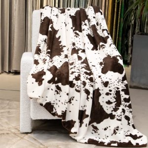 Fleece Throw Blanket for Bed Couch