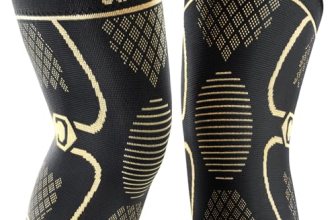 CAMBIVO 2 Pack Copper Knee Braces for Knee Pain