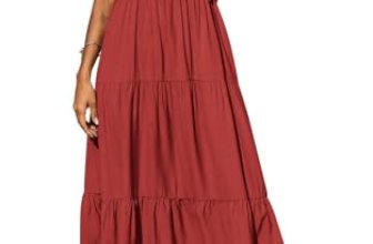 PRETTYGARDEN Women’s Summer Maxi Dress 2026 Casual Boho Sleeveless Spaghetti Str