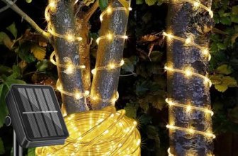 LairtPOW Solar Rope Light Waterproof IP65 39FT 100LEDs Outdoor LED ‎Solar Outdoo