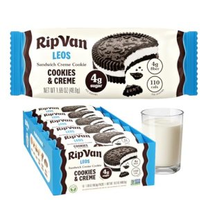 Rip Van LEOs – Cookies and Cream Sandwich Cookies
