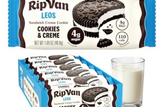 Rip Van LEOs – Cookies and Cream Sandwich Cookies