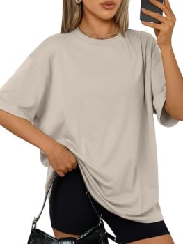 Trendy Queen Womens Oversized Summer T Shirts Plus Size Fall Fashion Casual Tops