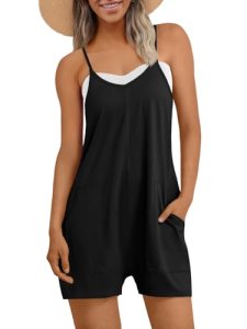 AUTOMET Womens Rompers Shorts Jumpsuits Summer Vacation Beach Outfits 2026 Overa