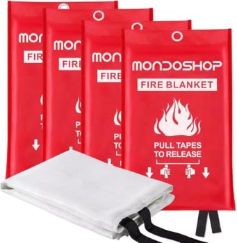 Mondoshop Fire Blanket for Home and Kitchen