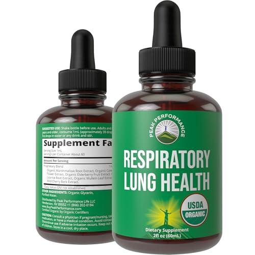 USDA Organic Lung Detox for Smokers and Non Smokers with 6 Top Ingredients. Mull