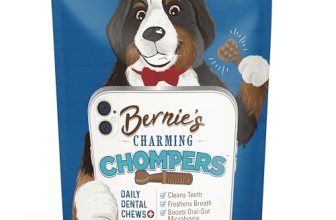 Bernie’s Charming Chompers – Daily Dental Chews for Dogs 26-50 Lbs.