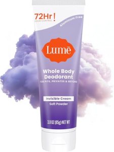 Lume Whole Body Deodorant – Invisible Cream Tube