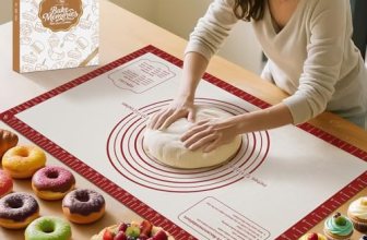 Silicone Baking Mat, Non Stick Pastry Mat Sheet for Dough Rolling