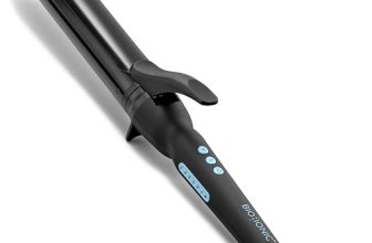 Bio Ionic Long Barrel Styler, 1.5 inch Extended Curling Iron with Moisture Heat