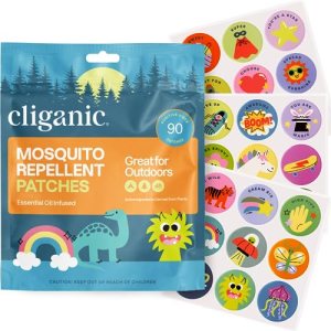 Cliganic Mosquito Repellent Stickers (90 Pack)