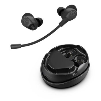 JLab Work Buds in-Ear True Wireless Headset with Detachable Noise-Canceling Boom
