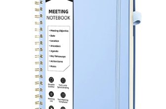 WEMATE Meeting Notebook for Work B5 (7″x10″)