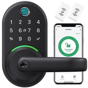 Smart Door Handle Lock with Keypad: Yamiry Fingerprint Smart Knob
