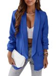 KIRUNDO Oversized Blazers for Women Business Casual 2026 Spring Fall Fashion Lon
