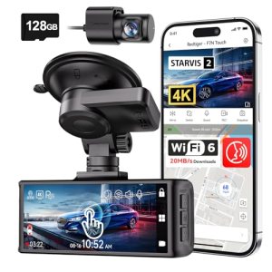 REDTIGER 4K STARVIS 2 Dash Cam Front and Rear