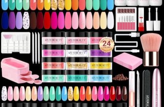 AZUREBEAUTY Dip Powder Nail Kit with Electric Nail Drill 24 Colors Summer Green
