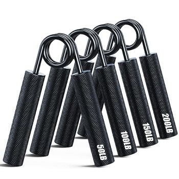 ZEAGUS Grip Strength Trainer 4 Pack