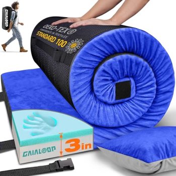 Gaialoop 3 Inch Memory Foam Camping Mattress