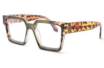 Pro Acme Oversized Square Blue Light Glasses for Men Women Fashion Rectangular B