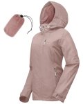 33,000ft Packable Rain Jacket Women Lightweight Waterproof Raincoat with Hood Cy