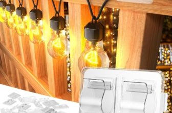 Keviyi Hooks for Outdoor String Lights Clips: 26Pcs Double Hooks for Hanging