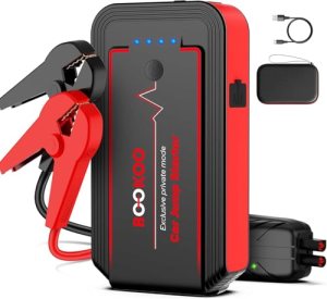 Jump Starter 4500A, BOOKOO Car Battery Jumper Starter Portable