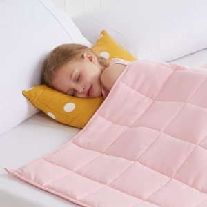 HOSUKKO Weighted Blanket – 3 lbs Pink Heavy Blanket