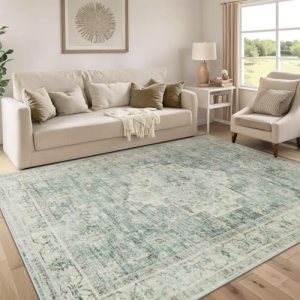 LIVEBOX Washable Area Rug 5×7 Rugs for Living Room Bedroom