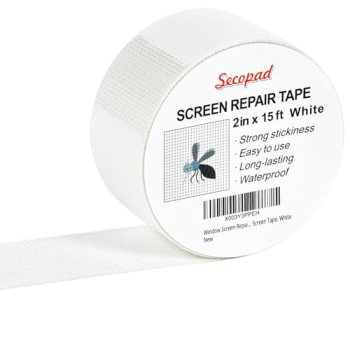 Secopad White Window Screen Repair Tape