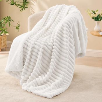 INFIIXSO Sherpa Throw Blanket for Couch