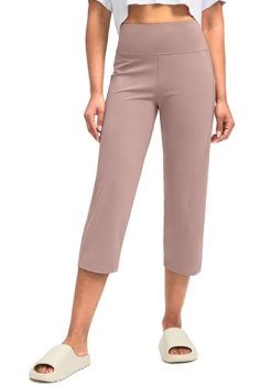 G Gradual Capri Pants for Women High Waist Workout Yoga Pants with Pockets Tummy