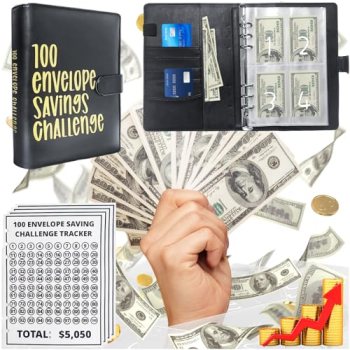 100 Envelopes Money Saving Challenge Binder & Budget Planner