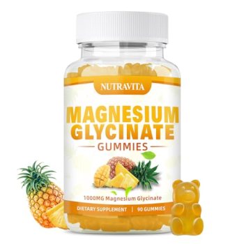 Magnesium Glycinate Gummies 1000mg with Magnesium L-Threonate