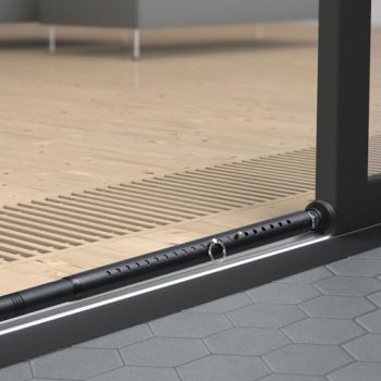 BeBecome Sliding Door Security Bar，17-50 inch Adjustable Patio Door Security bar