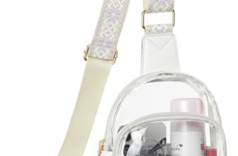 Telena Clear Bag for Stadium Events Women’s Clear Purses for Women Stadium Cross