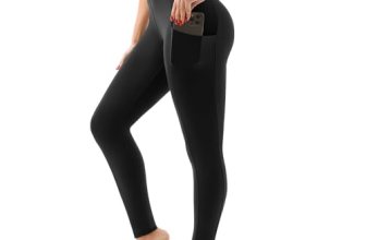SINOPHANT High Waisted Leggings with Pockets Women