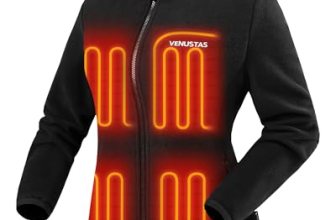 Venustas Women’s Fleece Heated Jacket with Battery Pack